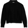 imageAmazon Essentials Womens SoftTouch Modern Cable Crewneck Sweater Available in Plus SizeBlack