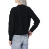 imageAmazon Essentials Womens SoftTouch Modern Cable Crewneck Sweater Available in Plus SizeBlack