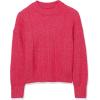 imageAmazon Essentials Womens SoftTouch Modern Cable Crewneck Sweater Available in Plus SizeHot Pink