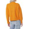 imageAmazon Essentials Womens SoftTouch Modern Cable Crewneck Sweater Available in Plus SizeOrange