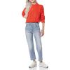 imageAmazon Essentials Womens SoftTouch Modern Cable Crewneck Sweater Available in Plus SizePoppy Red