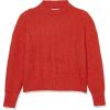 imageAmazon Essentials Womens SoftTouch Modern Cable Crewneck Sweater Available in Plus SizePoppy Red