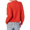 imageAmazon Essentials Womens SoftTouch Modern Cable Crewneck Sweater Available in Plus SizePoppy Red