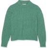 imageAmazon Essentials Womens SoftTouch Modern Cable Crewneck Sweater Available in Plus SizeSage Green