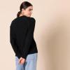 imageAmazon Essentials Womens Stitch Cable SweaterBlack