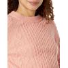 imageAmazon Essentials Womens Stitch Cable SweaterBright Peach Heather