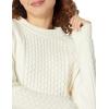 imageAmazon Essentials Womens Stitch Cable SweaterEggshell White