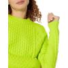 imageAmazon Essentials Womens Stitch Cable SweaterLime Green