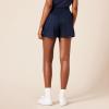 imageAmazon Essentials Womens Stretch Cotton MidRise PullOn RelaxedFit ShortsNavy