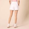 imageAmazon Essentials Womens Stretch Cotton MidRise PullOn RelaxedFit ShortsWhite