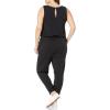 imageAmazon Essentials Womens Studio Terry Jumpsuit Available in Plus SizeBlack