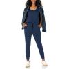 imageAmazon Essentials Womens Studio Terry Jumpsuit Available in Plus SizeNavy