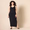 imageAmazon Essentials Womens Supersoft Terry Racerback Maxi Dress Previously Daily RitualBlack