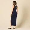 imageAmazon Essentials Womens Supersoft Terry Racerback Maxi Dress Previously Daily RitualNavy