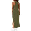 imageAmazon Essentials Womens Supersoft Terry Racerback Maxi Dress Previously Daily RitualOlive