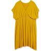 imageAmazon Essentials Womens Surplice Dress Available in Plus SizeDark Golden Yellow