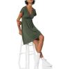 imageAmazon Essentials Womens Surplice Dress Available in Plus SizeDark Olive