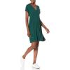 imageAmazon Essentials Womens Surplice Dress Available in Plus SizeJade Green