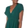imageAmazon Essentials Womens Surplice Dress Available in Plus SizeJade Green