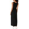 imageAmazon Essentials Womens Tank Waisted Maxi Dress Available in Plus SizeBlack