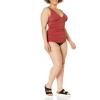 imageAmazon Essentials Womens Tankini Swim Top Available in Plus SizeBrick Red