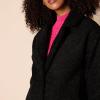 imageAmazon Essentials Womens Teddy Bear Fleece OversizedFit Lapel Jacket Previously Daily RitualBlack