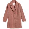 imageAmazon Essentials Womens Teddy Bear Fleece OversizedFit Lapel Jacket Previously Daily RitualDusty Rose