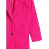 imageAmazon Essentials Womens Teddy Bear Fleece OversizedFit Lapel Jacket Previously Daily RitualFuchsia