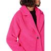 imageAmazon Essentials Womens Teddy Bear Fleece OversizedFit Lapel Jacket Previously Daily RitualFuchsia