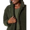imageAmazon Essentials Womens Teddy Bear Fleece OversizedFit Lapel Jacket Previously Daily RitualOlive