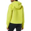 imageAmazon Essentials Womens Teddy Fleece Quarter Button Hooded JacketBright Olive Green