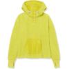 imageAmazon Essentials Womens Teddy Fleece Quarter Button Hooded JacketBright Olive Green