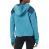 imageAmazon Essentials Womens Teddy Fleece Quarter Button Hooded JacketTeal Blue