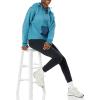 imageAmazon Essentials Womens Teddy Fleece Quarter Button Hooded JacketTeal Blue