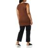 imageAmazon Essentials Womens Ultra Soft Sweater Vest Previously Daily RitualChocolate Heather