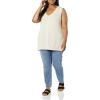 imageAmazon Essentials Womens Ultra Soft Sweater Vest Previously Daily RitualSand Heather