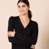 imageAmazon Essentials Womens VNeck Lightweight Cropped RelaxedFit Cardigan SweaterBlack