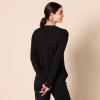 imageAmazon Essentials Womens VNeck Lightweight Cropped RelaxedFit Cardigan SweaterBlack