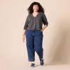 imageAmazon Essentials Womens VNeck Lightweight Cropped RelaxedFit Cardigan SweaterCharcoal Heather
