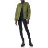 imageAmazon Essentials Womens Waist Padded Bomber JacketDark Olive
