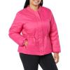 imageAmazon Essentials Womens Waist Padded Bomber JacketHot Pink