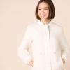 imageAmazon Essentials Womens Waist Padded Bomber JacketIvory