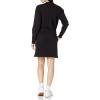 imageAmazon Essentials Womens Waisted Sweatshirt Dress Available in Plus SizeBlack