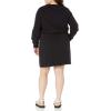 imageAmazon Essentials Womens Waisted Sweatshirt Dress Available in Plus SizeBlack