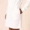 imageAmazon Essentials Womens Waisted Sweatshirt Dress Available in Plus SizeEggshell White