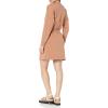 imageAmazon Essentials Womens Waisted Sweatshirt Dress Available in Plus SizeLight Brown