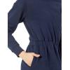 imageAmazon Essentials Womens Waisted Sweatshirt Dress Available in Plus SizeNavy