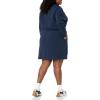 imageAmazon Essentials Womens Waisted Sweatshirt Dress Available in Plus SizeNavy