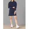 imageAmazon Essentials Womens Waisted Sweatshirt Dress Available in Plus SizeNavy