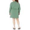 imageAmazon Essentials Womens Waisted Sweatshirt Dress Available in Plus SizeSage Green